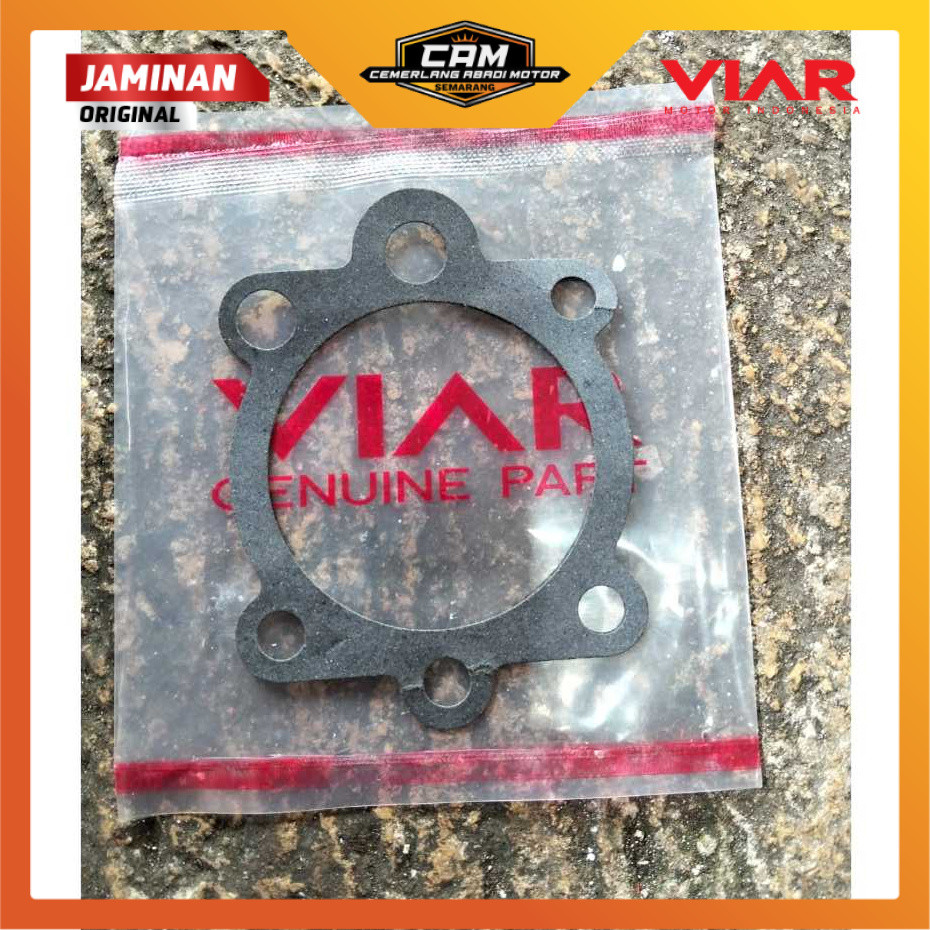 Gasket Perpak Gearbox Maju Mundur Gasket Cover New Viar Karya Motor Roda 3 [CAM SMG] (80137-KLW-000)