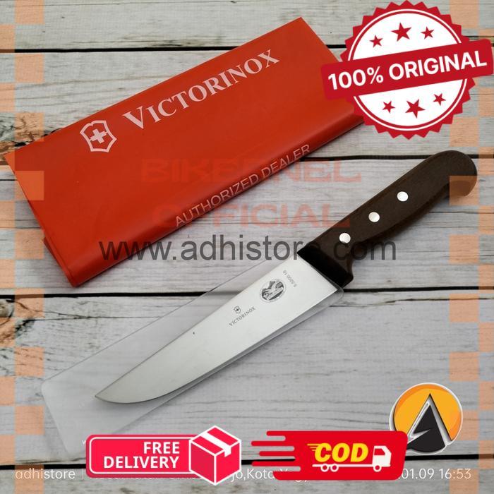 Butcher knife pisau sembelih Victorinox rosewood original 5.5200.36 - 16 cm -biker