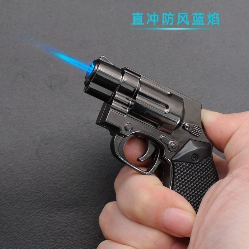 Vapa Zipp , , , Lighter Mancis Korek Api Model Pistol Revo Mini Gun Gantungan Kunci