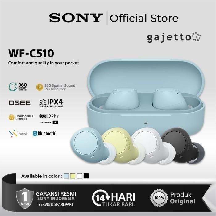 Sony WF-C510 WFC510 WF C510 TWS Truly Wireless Earphone Bluetooth Sony TWS