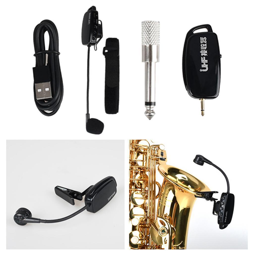 Saxophone Mic Musical trument Parts Easy to tall Practical Loudspeakers for Violin Flute Sax Trumpet