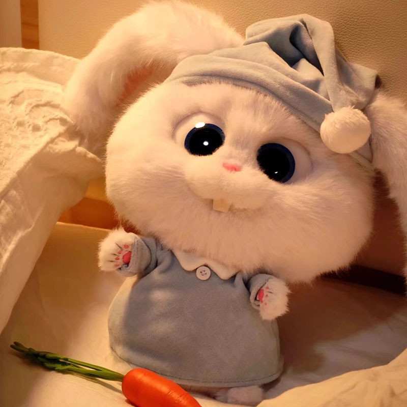 The Secret Life Of Pets aracter Snowball Peripheral  Doll Plush Toy Cute Rabbit Rabbit ildren's Toy 