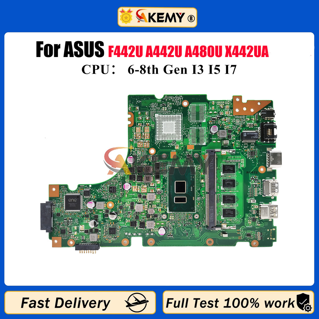 X442UA Laptop Motherboard For ASUS X442U F442U A442U A480U X442UQ X442UF X442UAR X442UNR X442UR X442
