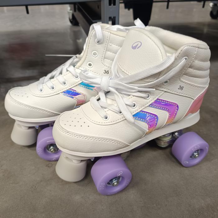 New Arrival Sepatu Roda OXELO Quad 100 Anak - Putih INLINE SKATE OXELO QUAD 852018 - Putih, 31