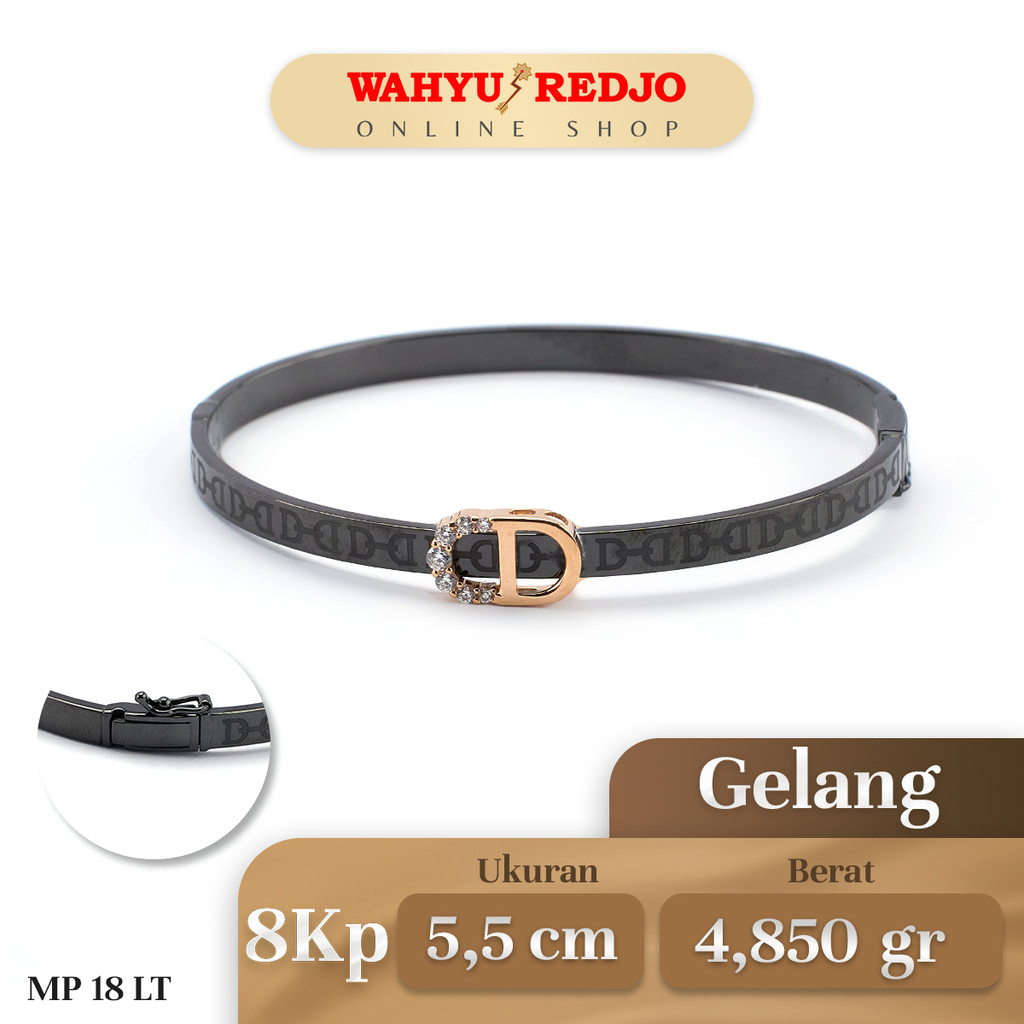 Gelang Emas Black Gold Wahyu Redjo GL-8KP-30033838-PMR