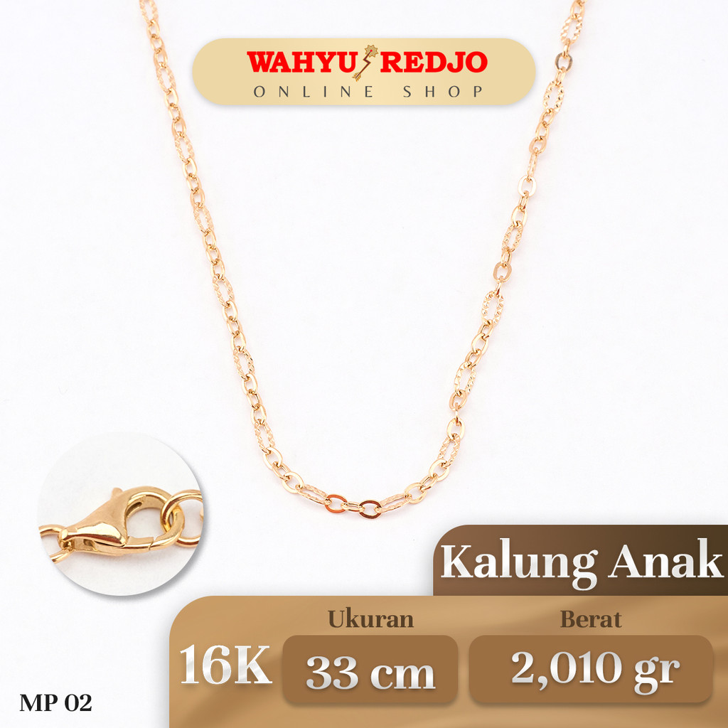 Kalung Emas Anak Kadar 16K Wahyu Redjo KLA-16K-30074453