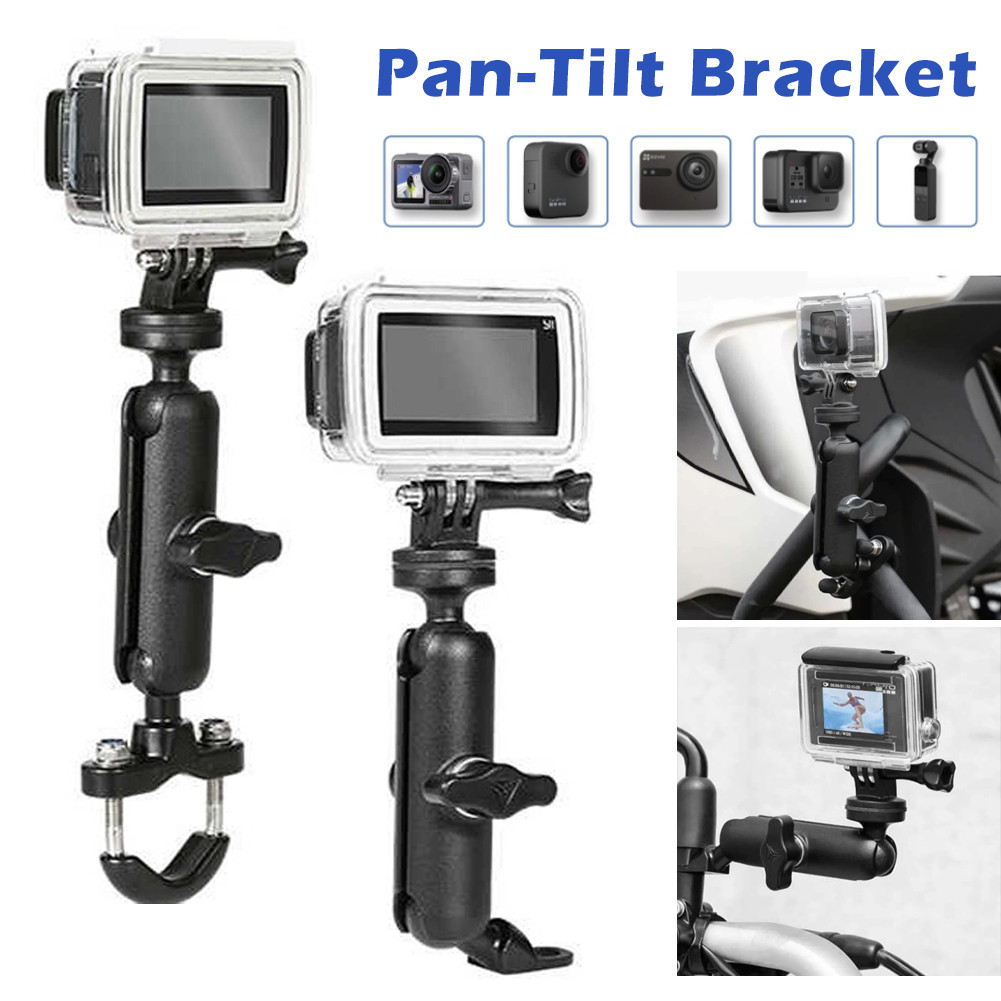 Dudukan Stabil Kamera Aksi Tahan Guncangan untuk Motor dan Skuter, Dudukan Kamera 360 Derajat Penyes