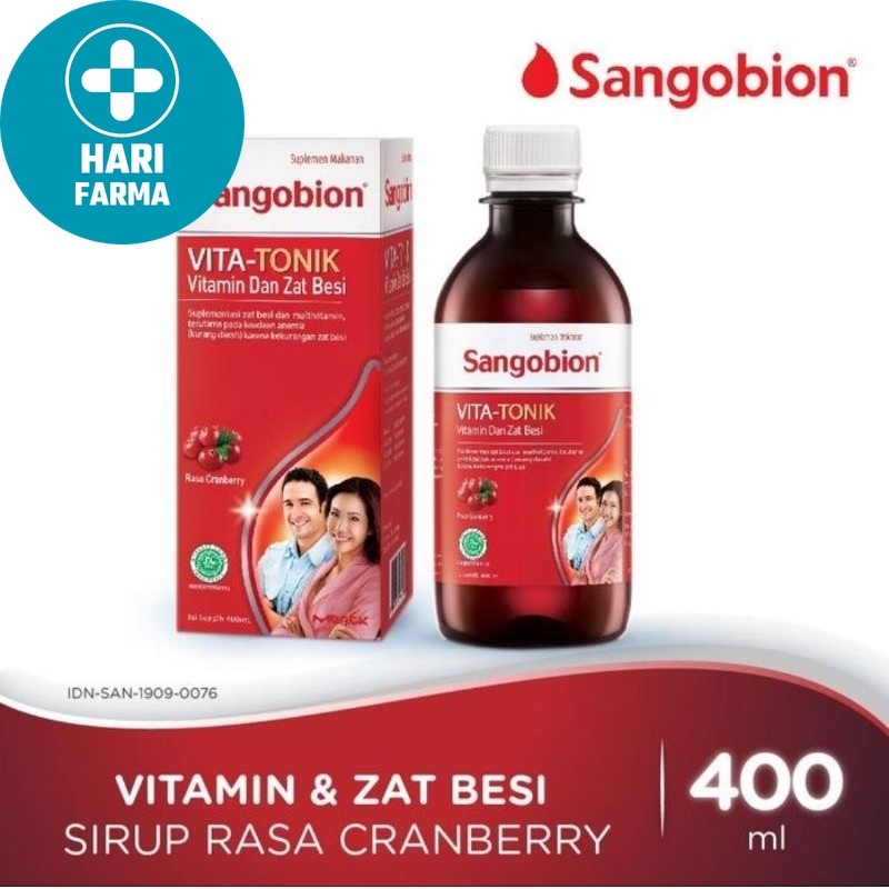 Sangobion Sirup 400ML Vitamin Zat Besi Untuk Nambah Darah
