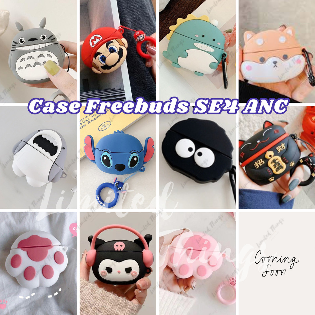 SOFT CASE Huawei Freebuds SE 4 ANC  Buds Case Retro Camera Character