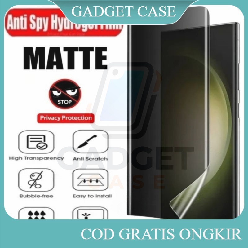 GADGET Anti Gores Hydrogel Matte Spy Privasi Anti Intip For Huawei Nova 13 Pro Huawei Nova 5I Huawei