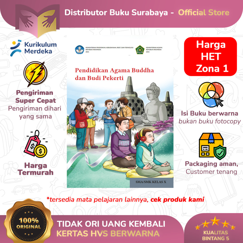 Buku Siswa Agama Buddha Kelas 10 SMA Kurikulum Merdeka