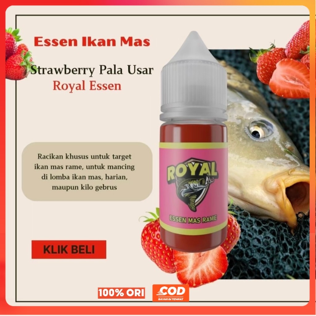 Essen Royal Ikan Mas Babon Rame bagus Segala Cuaca, Essen ikan mas media pelet umpan putih gacor
