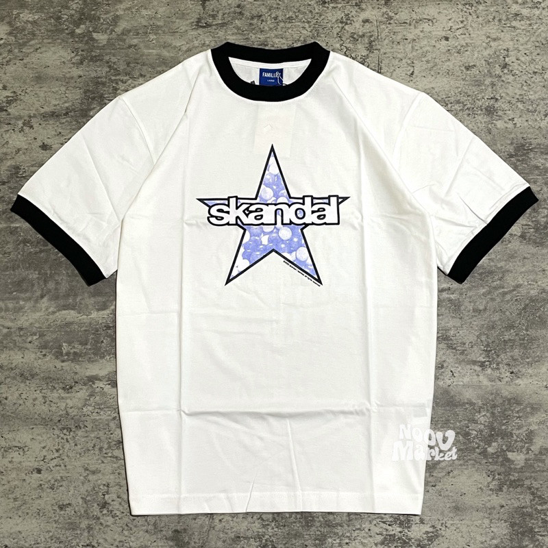 ORI Skandal X Familias - Ringer Tee White Black | Original Merchandise