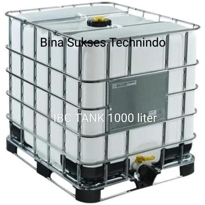 Tangki IBC Tank 1000 liter / intermediate bulk container / tandon air