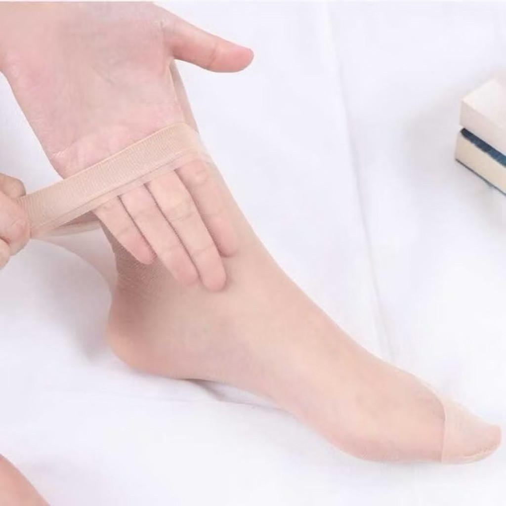 Stoking Pendek Semata kaki | Kaos kaki Stoking Transparan Semata kaki