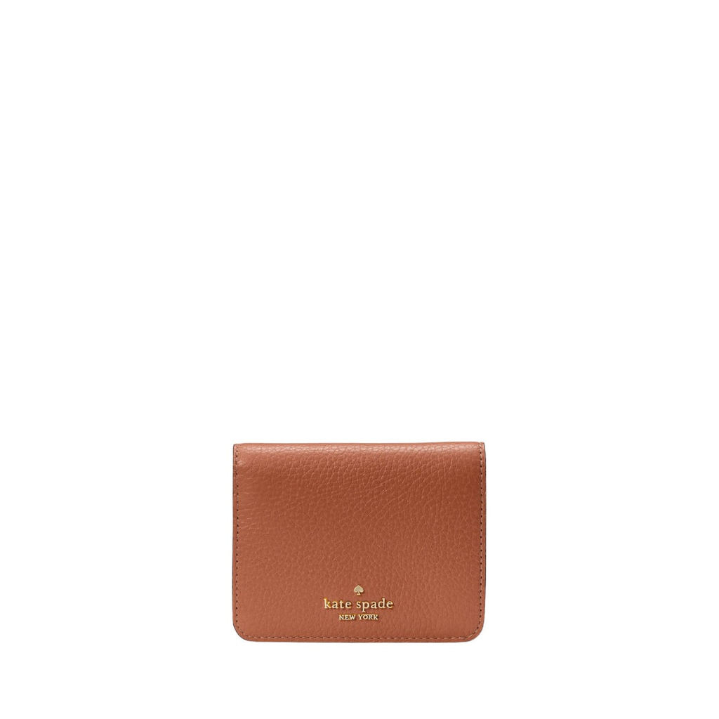 KATE SPADE Lena Small Bifold Wallet Warm Gingerbread