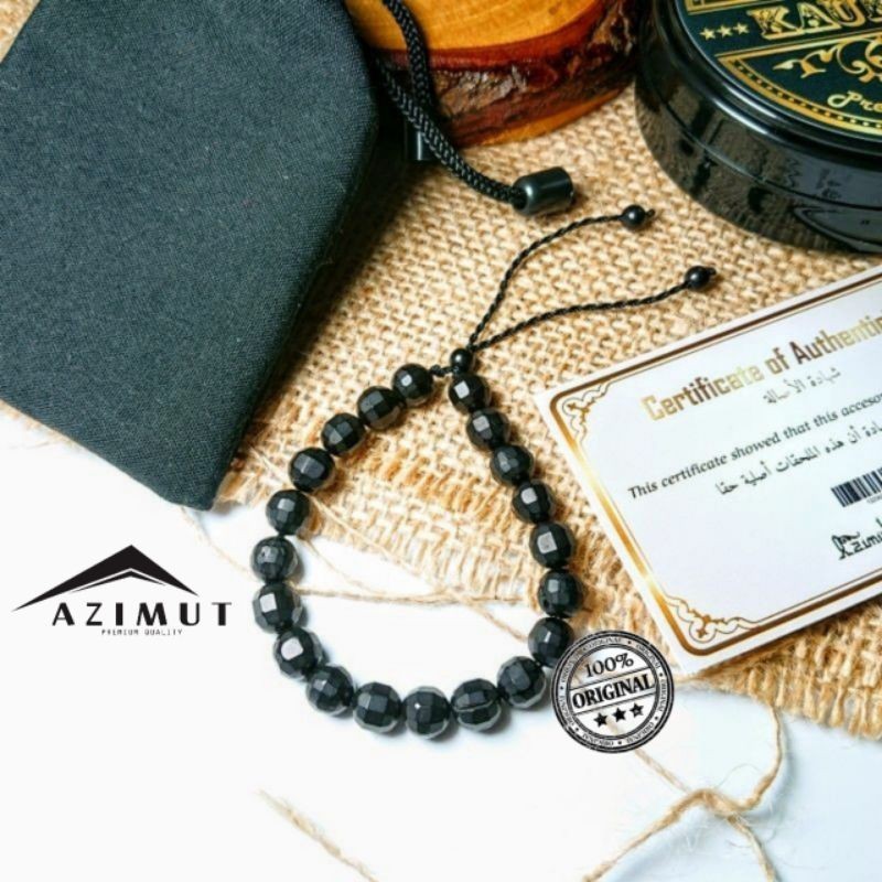 Bersertifikat GELANG Kaukah Turki Original | Gelang Kesehatan  Kaukah Bulat kristal