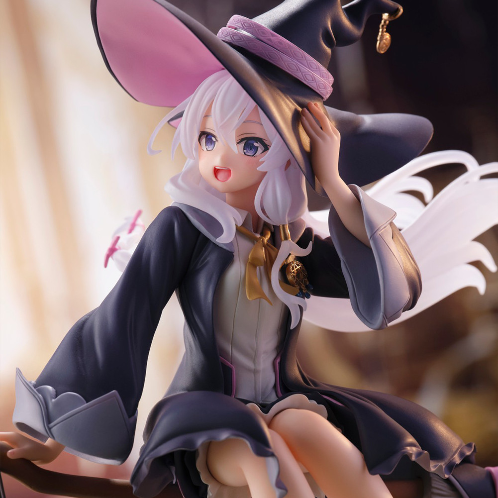 Anime Figure Elaina action figure wandering wit sitting figurine elaina Figurine PVC model desk deco