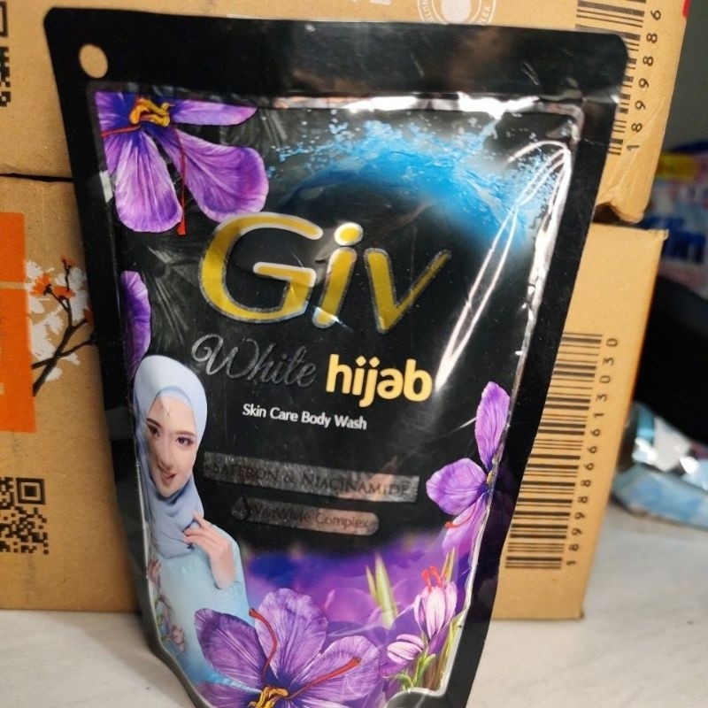 Giv Sabun Mandi Saffron & Niacinamide Cair 250ml