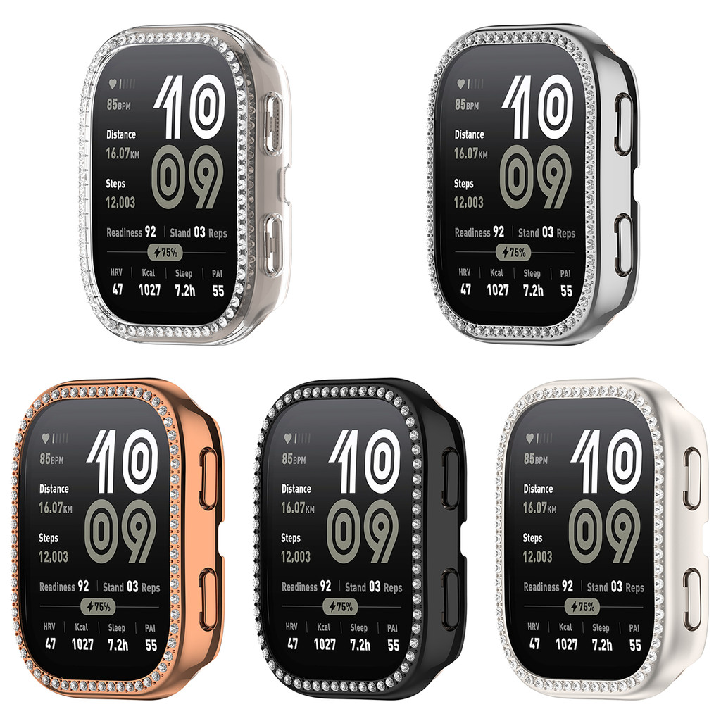 Screen Protector Cover For Amazfit Bip6 Bling Crystal PC Case Luxury Crystal Huami amazfit bip 6 ser