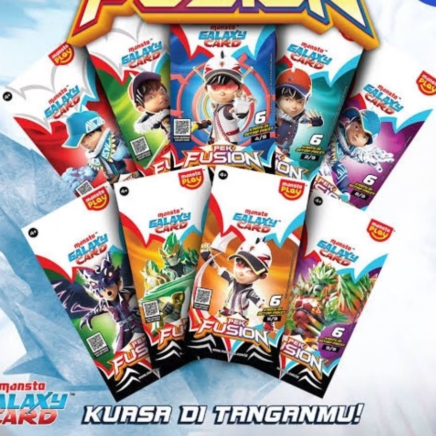 pek fusion pek Blazing FROST PEK choki choki pek monsta galaxy card