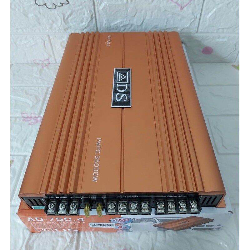 Power amplifier ADS AD-750.4 Car audio power 4 channel Mosfet