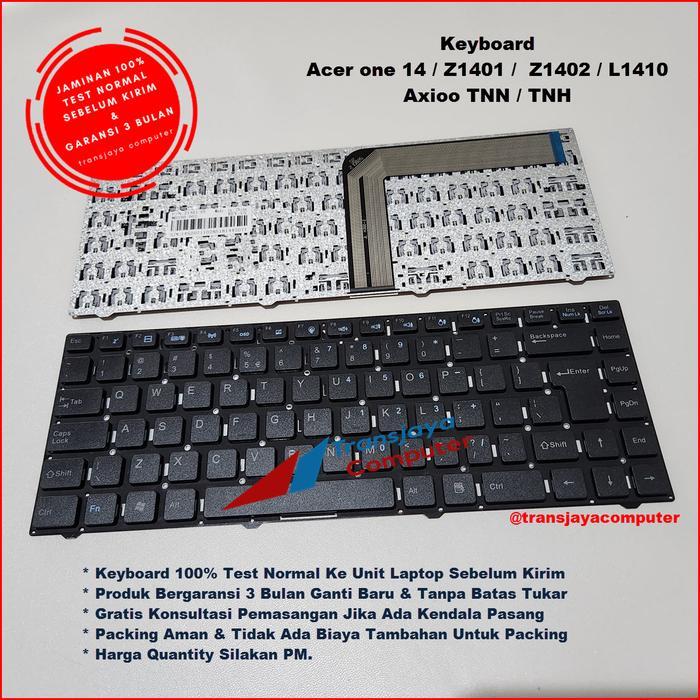 Keyboard Laptop Acer Aspire One 14 Z1401, Acer Aspire One 14 Z1402 ORI