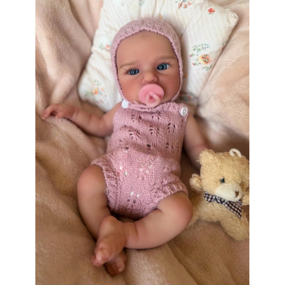 OtardDolls Awake Full Silicone Loulou Reborn Dolls Baby Doll Handmade Soft Tou Newborn Baby Doll