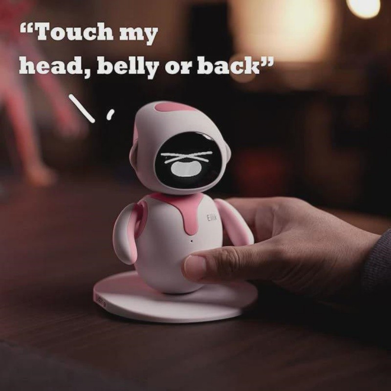 Eilik AI Smart Robot with Emotional Interaction Cute Blue/Pink Multiple Modes Electronic Automation 