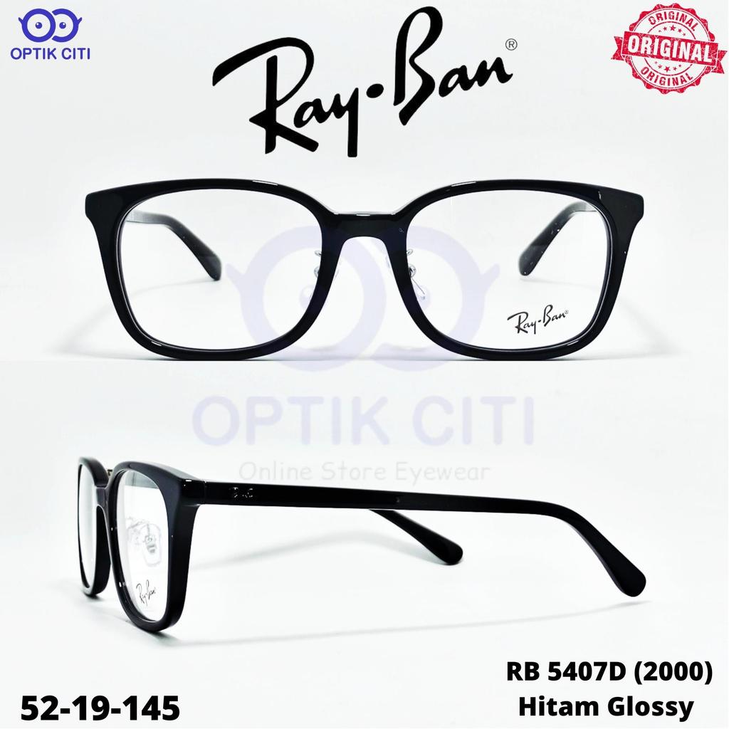 Frame Kacamata Kotak Pria Wanita Rayban Original RB 5407 D