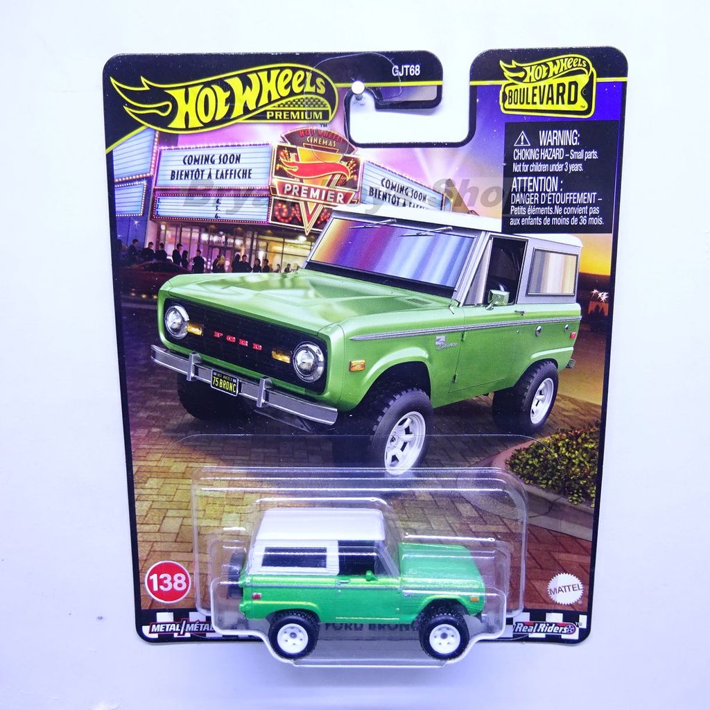 Hotwheels Premium Card Ketekuk Boulevard 75 Ford Bronco