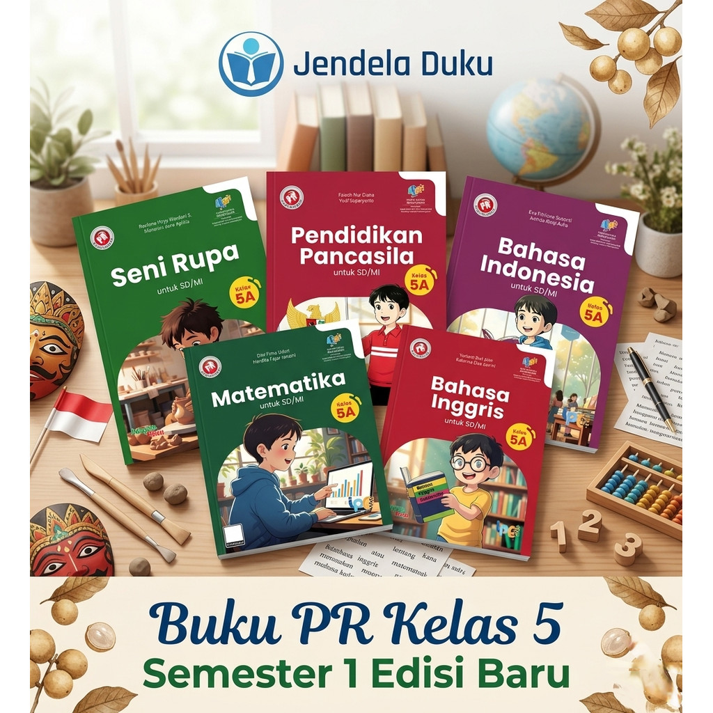 Buku PR SD Kelas 5 Semester 1&2 Intan pariwara Tahun 2026