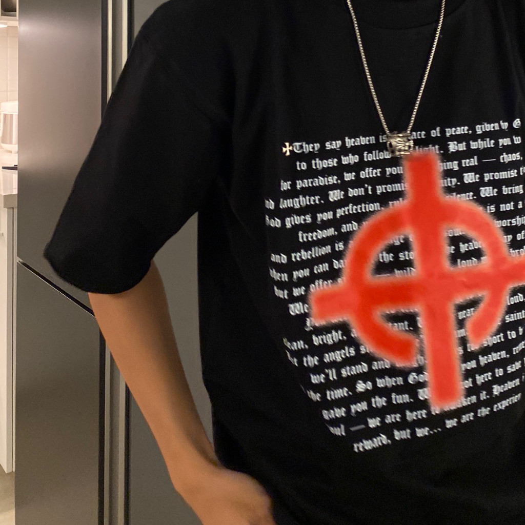 Lucy — Boxy tee unfinished “Fun rage”