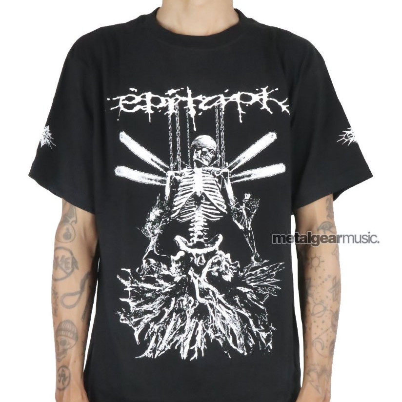 Original Epitaph - Hutan Rusak Black Tshirt Kaos Pria