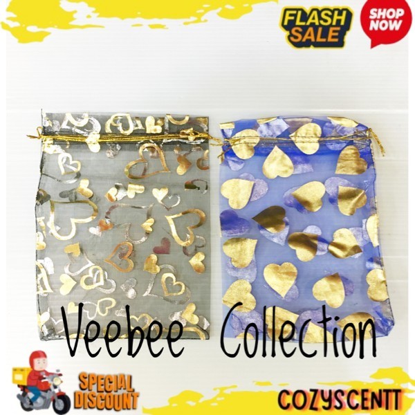 Kantong kain tile motif 13x18cm /kantong sovenir 13x18cm/ Kantong Organza/ kantong tile kaca hampers