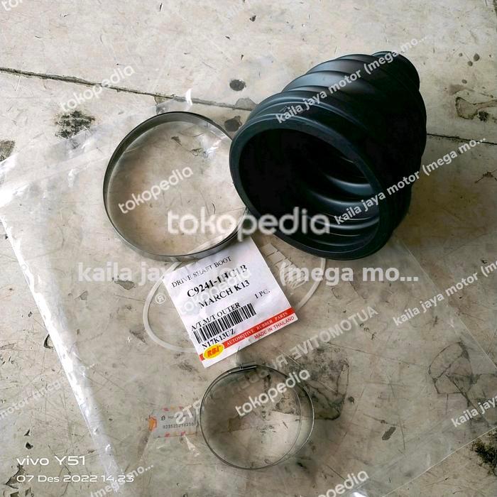 KARET BOOT AS RODA LUAR NISSAN MARCH RBI ORIGINAL THAILAND 100% TOP