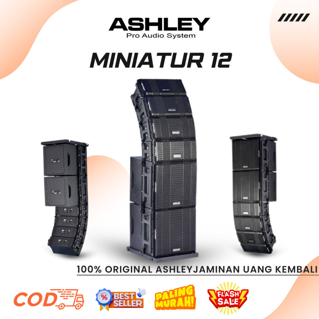 Line Array Ashley Miniatur 12 Professional Mini Line Array Speaker Original