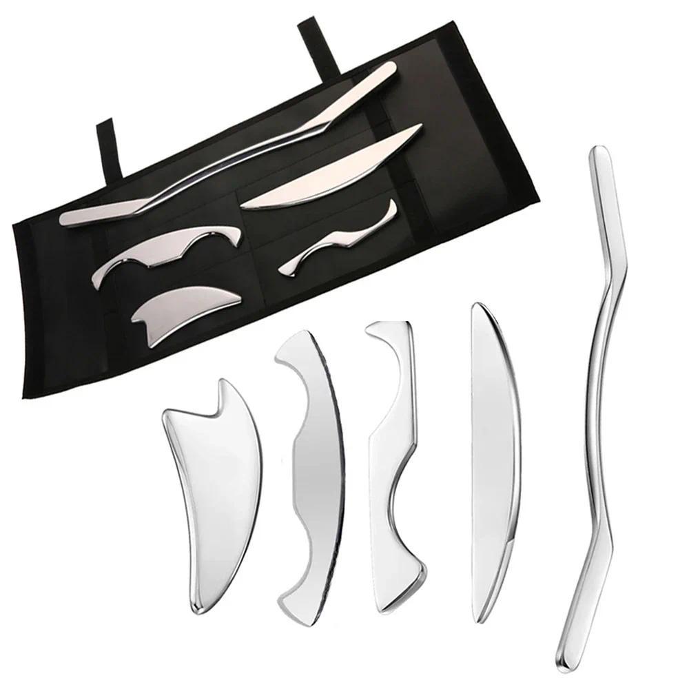 Professional Stainless Steel Gua Sha Tools Deep Tissue Release Therapy IASTM Scraping Board Myofasci