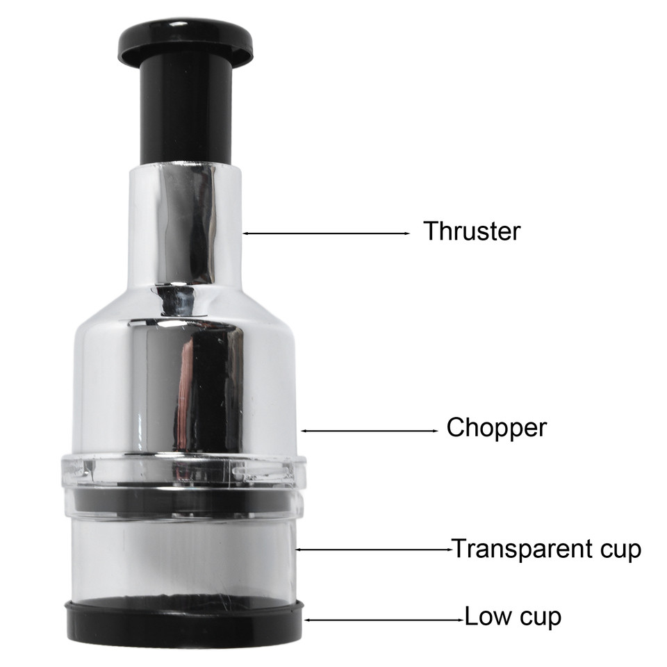 Manual Food Chopper Vegetable Chopper Onion Press Chopper Hand Vegetable Chopper Stainless Steel Man