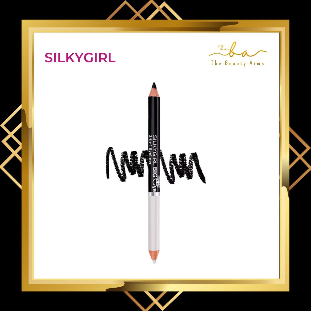 SILKYGIRL Big Eyes 2in1 Eyeliner Pencil / Eyeliner Pensil 2 Sisi