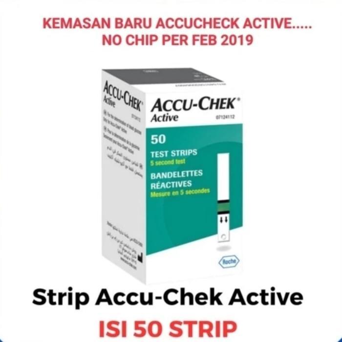 strip accu check active 50 / strip accucheck active isi 50 - Isi 25