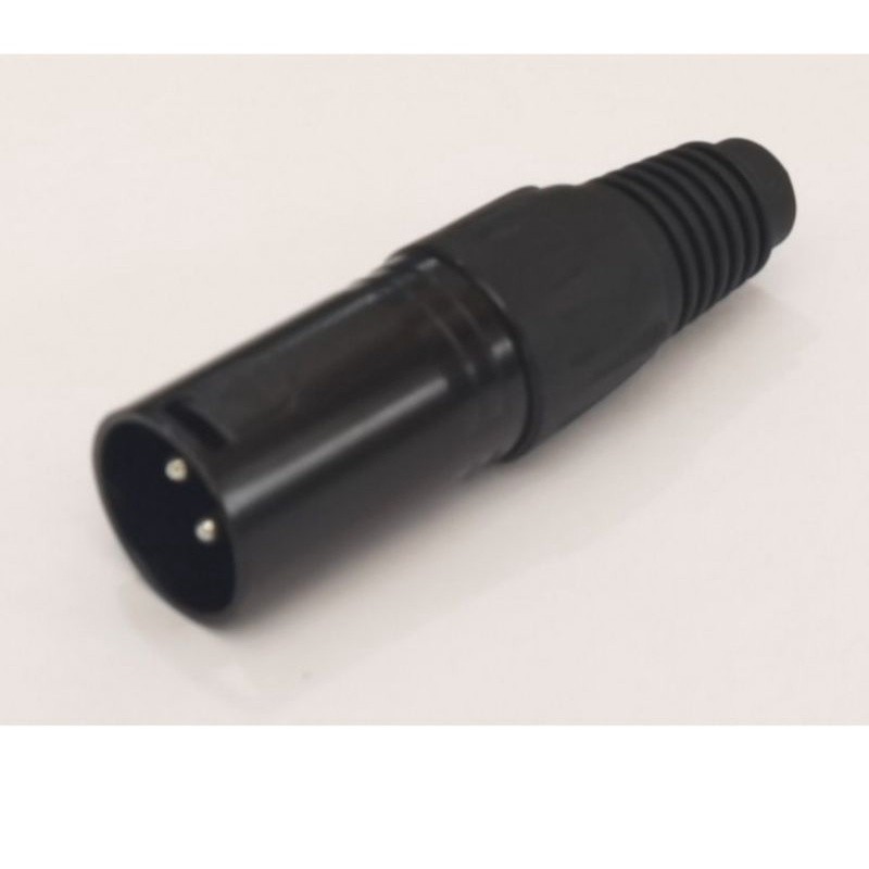 JACK CANON TYPE JCSC jantan 3 pin kabel snake male cowo hitam input mixer xlr male power amplifier s