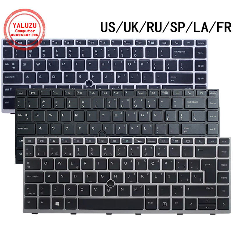 US/UK/RU/SP/LA/FR NEW Laptop Keyboard For HP 745 840 846 848 G5 G6 Zbook 14U G5/G6 HSN-I13C-4 HSN-I1