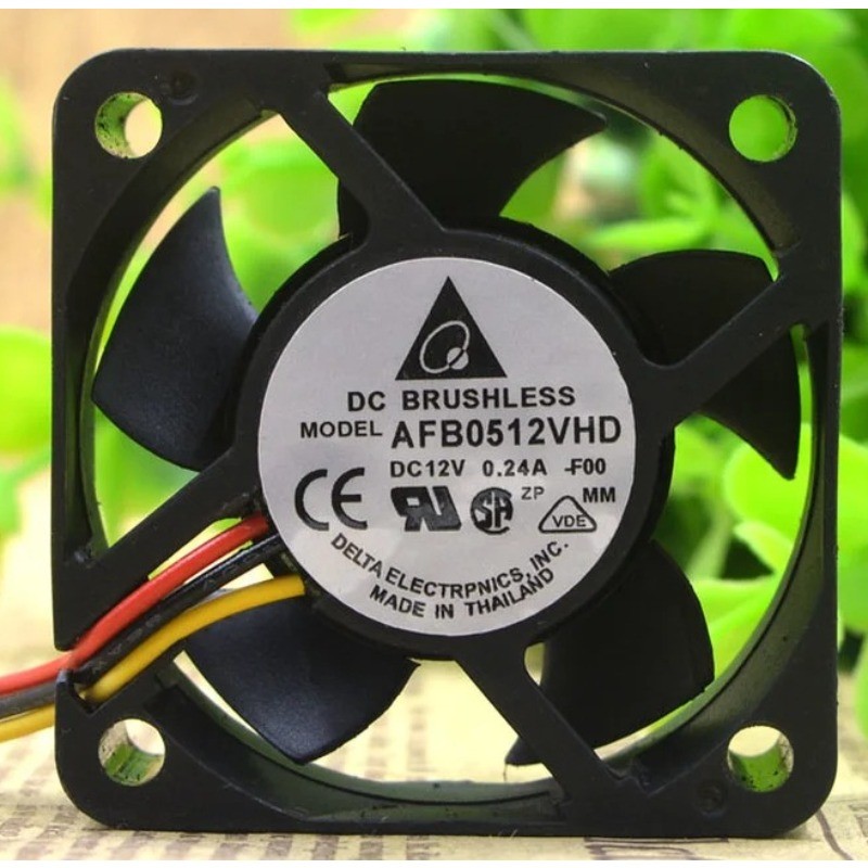 New Cooler Fan for DELTA AFB0512VHD 12V 0.24A 5cm Double Ball Server Fan 5020 50*50*20mm