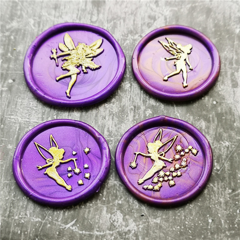 Little fairy Wax Seal Stamp angel Elves Wedng Party sealing wax stamp Birthday Invitation Stamp Lett