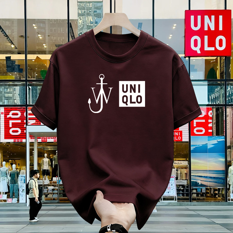 LT-100% Original - Kaos Uniqlo U Crewneck Pria Wanita Polos Bahan Bagus