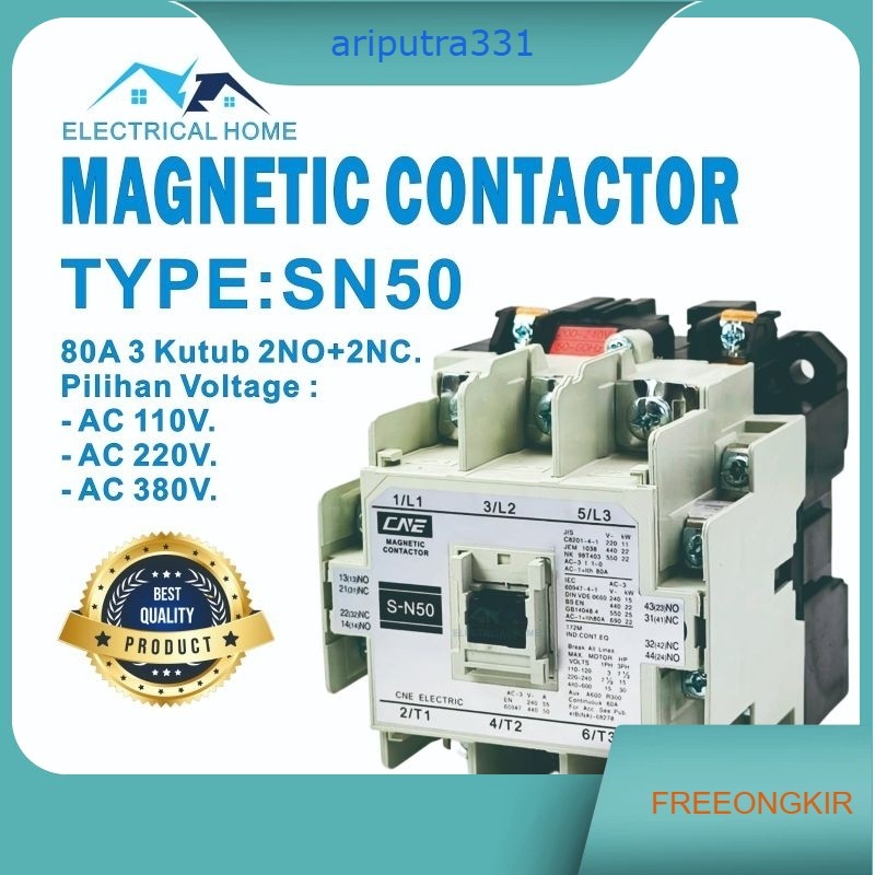 MAGNETIC CONTACTOR SN-50
