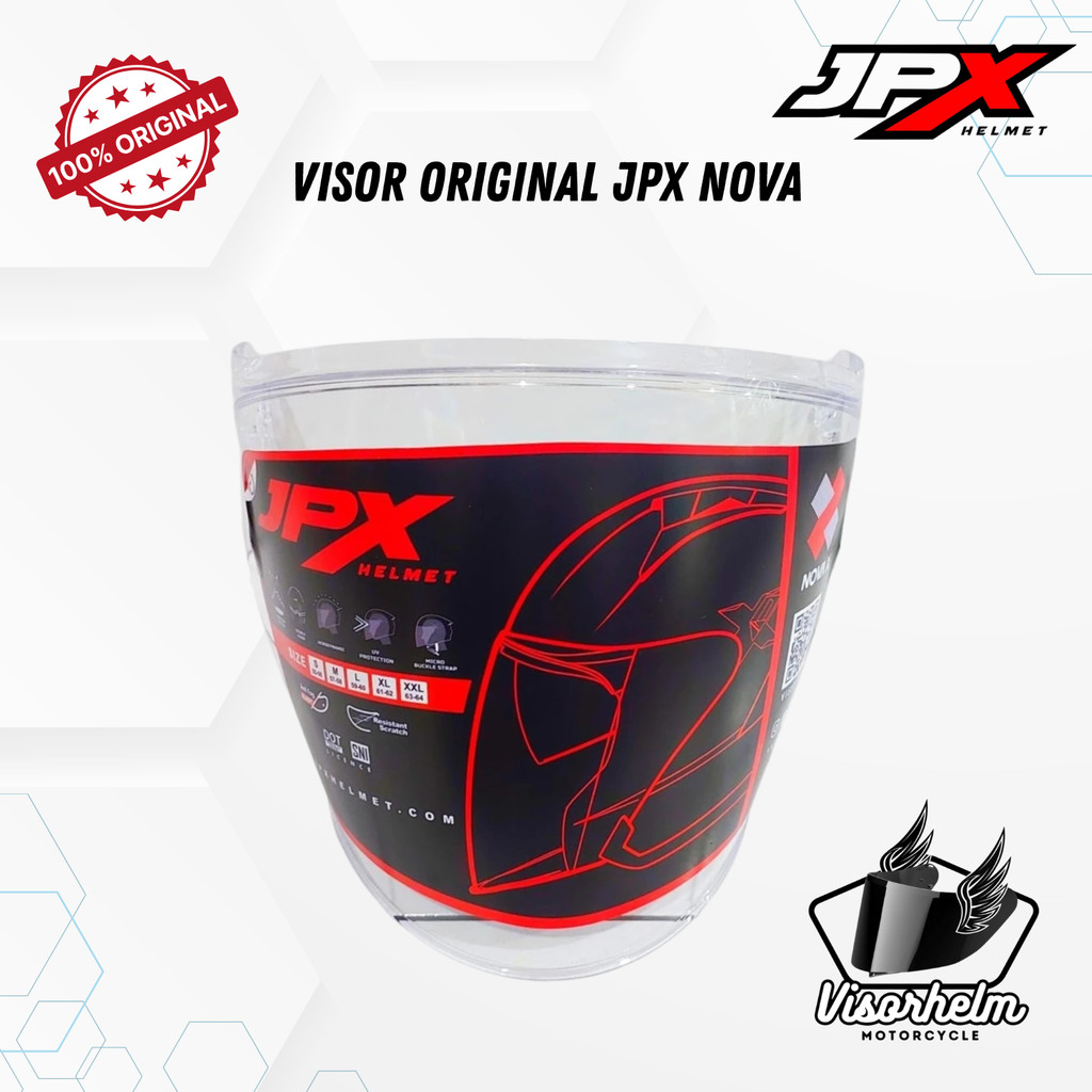 Visor JPX NOVA X Original / Kaca Helm Nova X