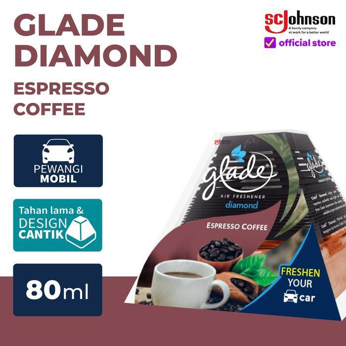 Glade Diamond Car Espresso Coffee Reguler 80 ml