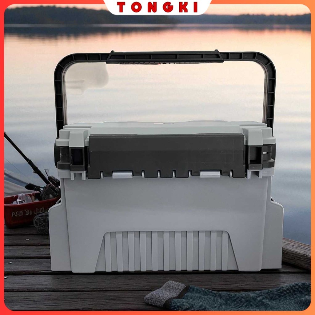 TaffSPORT Kotak Perkakas Pancing Fishing Tackle Box Double Layer